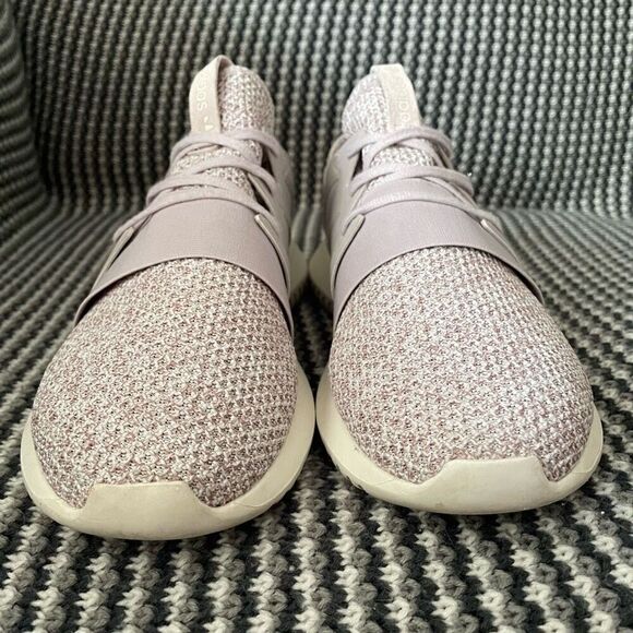 Adidas Tubular knit lavender purple sneaker women’s shoe size 9.5 fits like 10 - Picture 4 of 10